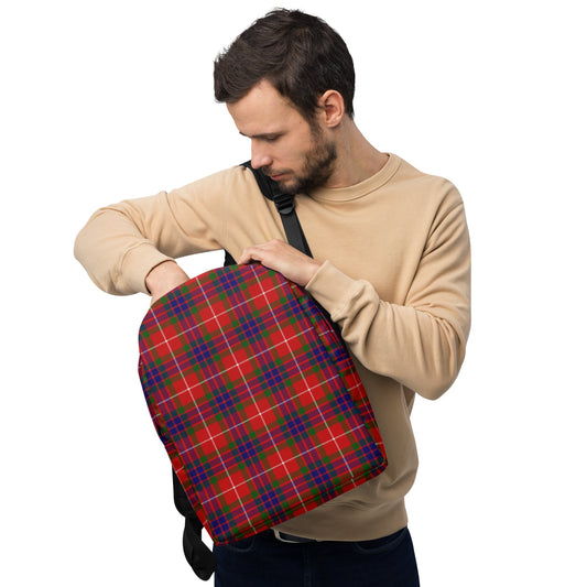 Fraser Tartan Minimalist Backpack