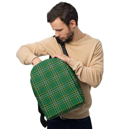 Irish National Tartan Minimalist Backpack