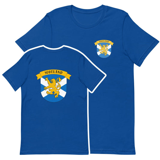 Flag of Scotland Shield and Rampant Lion Unisex t-shirt - T-shirt